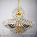 Large crystal chandelier for hotel empire crystal chandelier